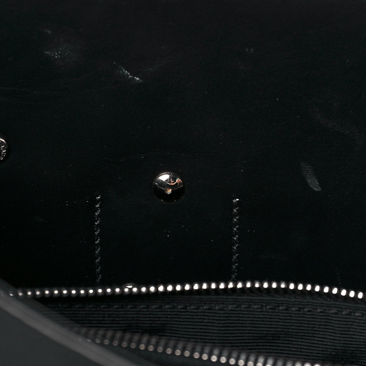 Grained Calfskin Small Sac De Jour Black