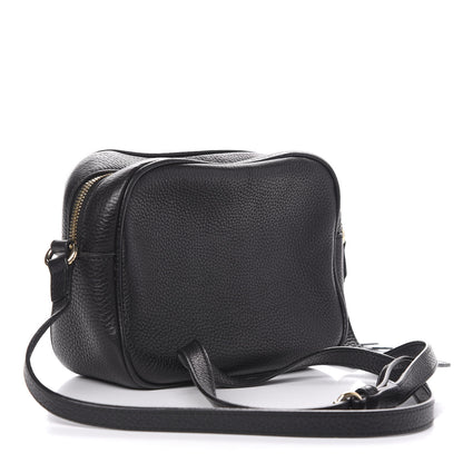 Gucci Pebbled Calfskin Small Soho Disco Bag Black 3 of 12