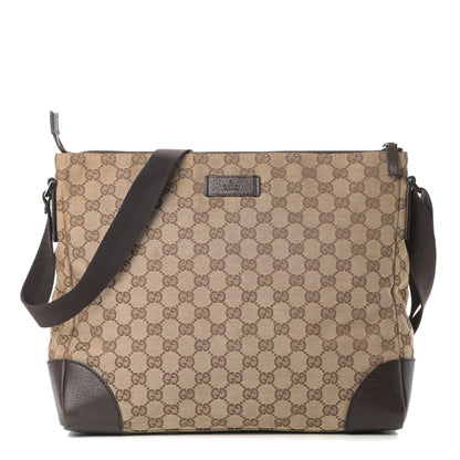 Gucci Monogram Messenger Bag Ebony 1 of 13