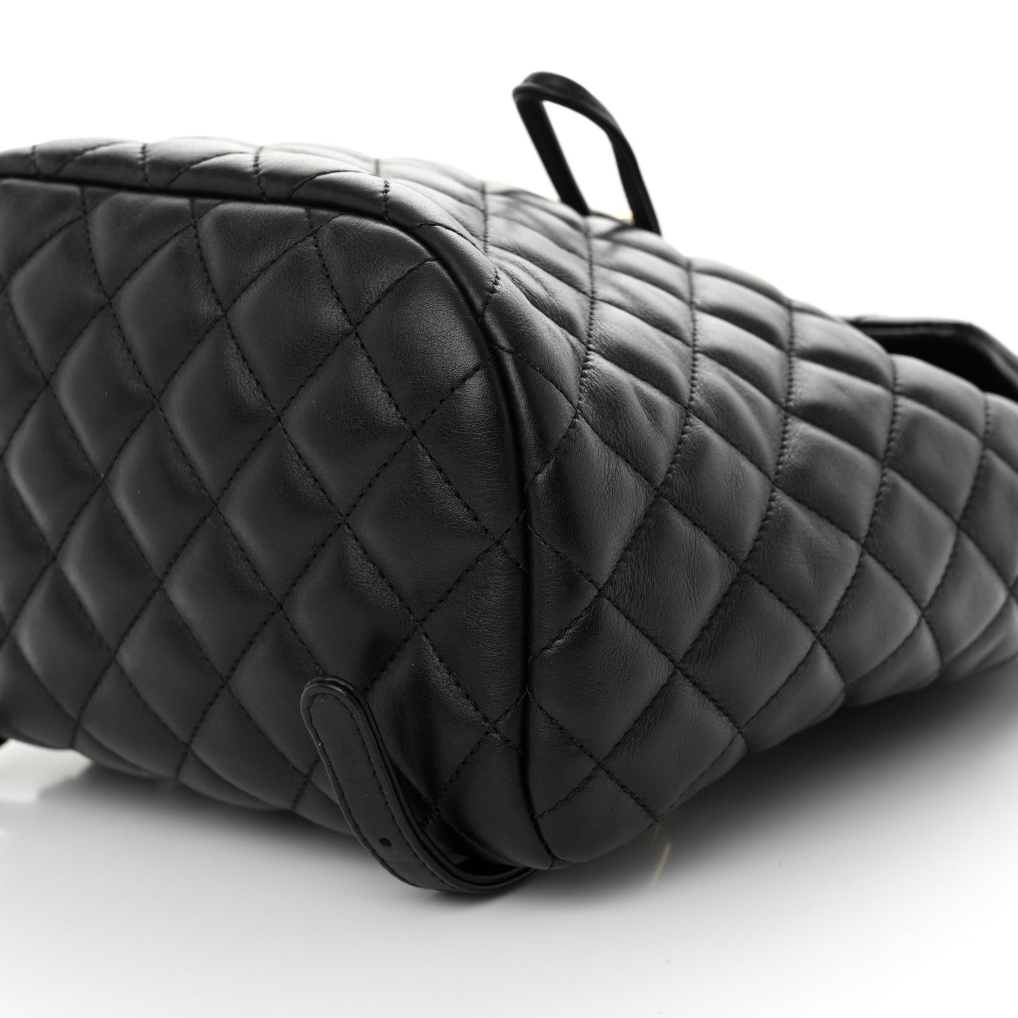 Calfskin Quilted Small Urban Spirit Backpack Black