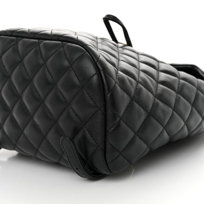 Chanel Calfskin Quilted Small Urban Spirit Backpack Black 10 of 10