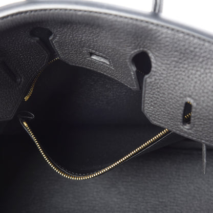 Hermes Togo Birkin 25 Black 26 of 37