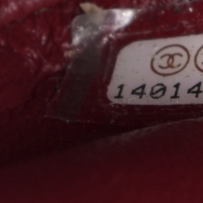Chanel Caviar Quilted Maxi Single Flap Dark Red 6 of 11