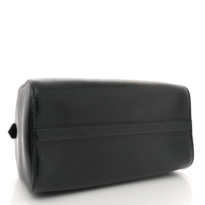 Louis Vuitton Epi Speedy 25 Black 4 of 16