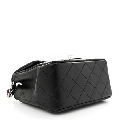 Chanel Lambskin Quilted Mini Square Flap Black 4 of 12