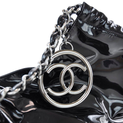Chanel Vinyl XL Coco Cabas Black 4 of 7