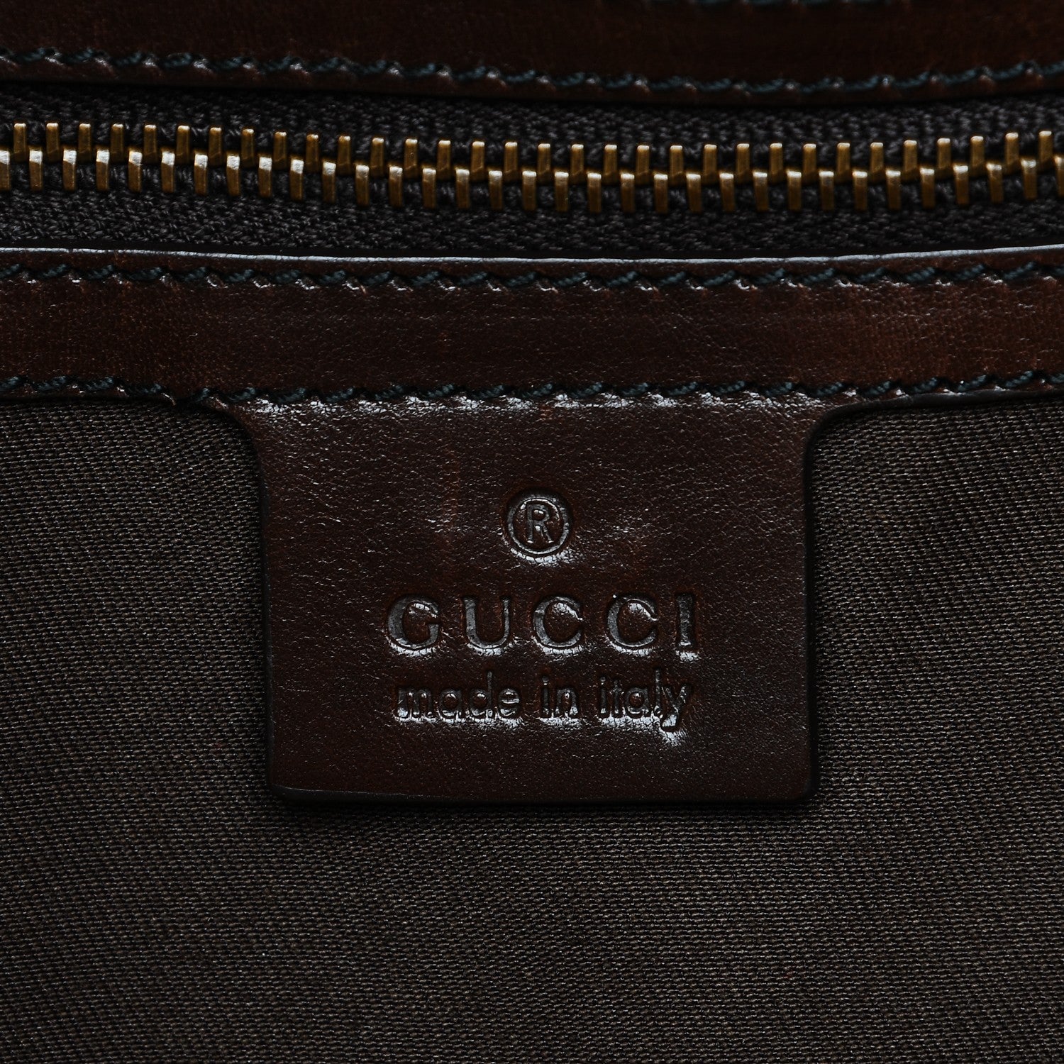Gucci Monogram Large Jockey Hobo Dark Brown 6 of 6