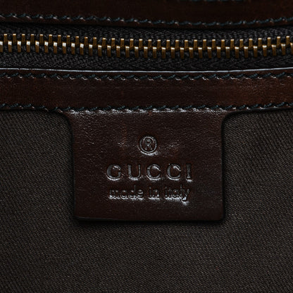 Gucci Monogram Large Jockey Hobo Dark Brown 6 of 6
