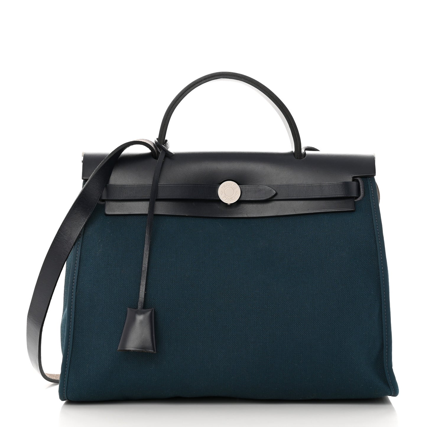 Military Toile Vache Hunter Herbag Zip 31 PM Bleu Ocean Bleu Indigo