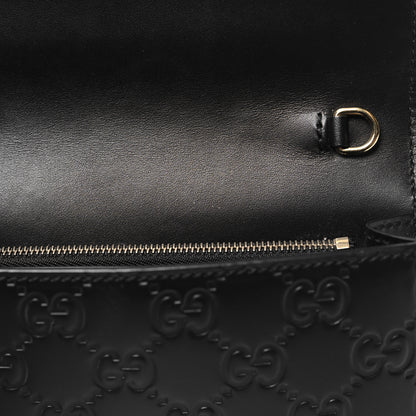 Gucci Guccissima Icon Chain Wallet Black 11 of 11