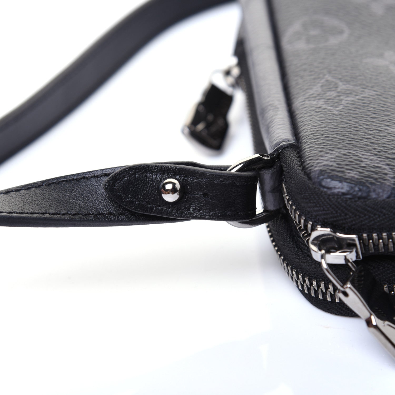 Louis Vuitton Monogram Eclipse Reverse Double Phone Pouch 17 of 18
