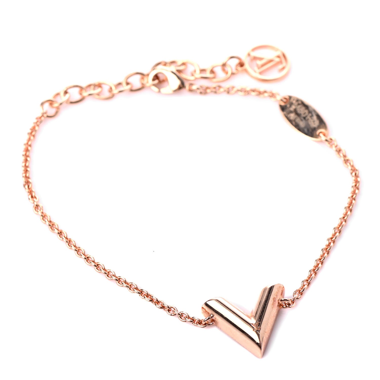 Louis Vuitton Essential V Bracelet Pink Gold 1 of 5