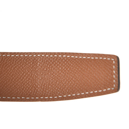 Hermes Swift Epsom 32mm H Belt 90 Black Gold 7 of 9
