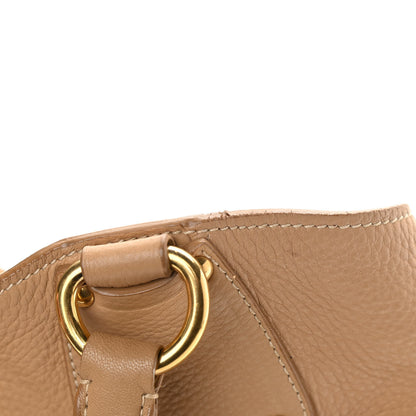 Prada Vitello Daino Pushlock Tote Sughero 20 of 21