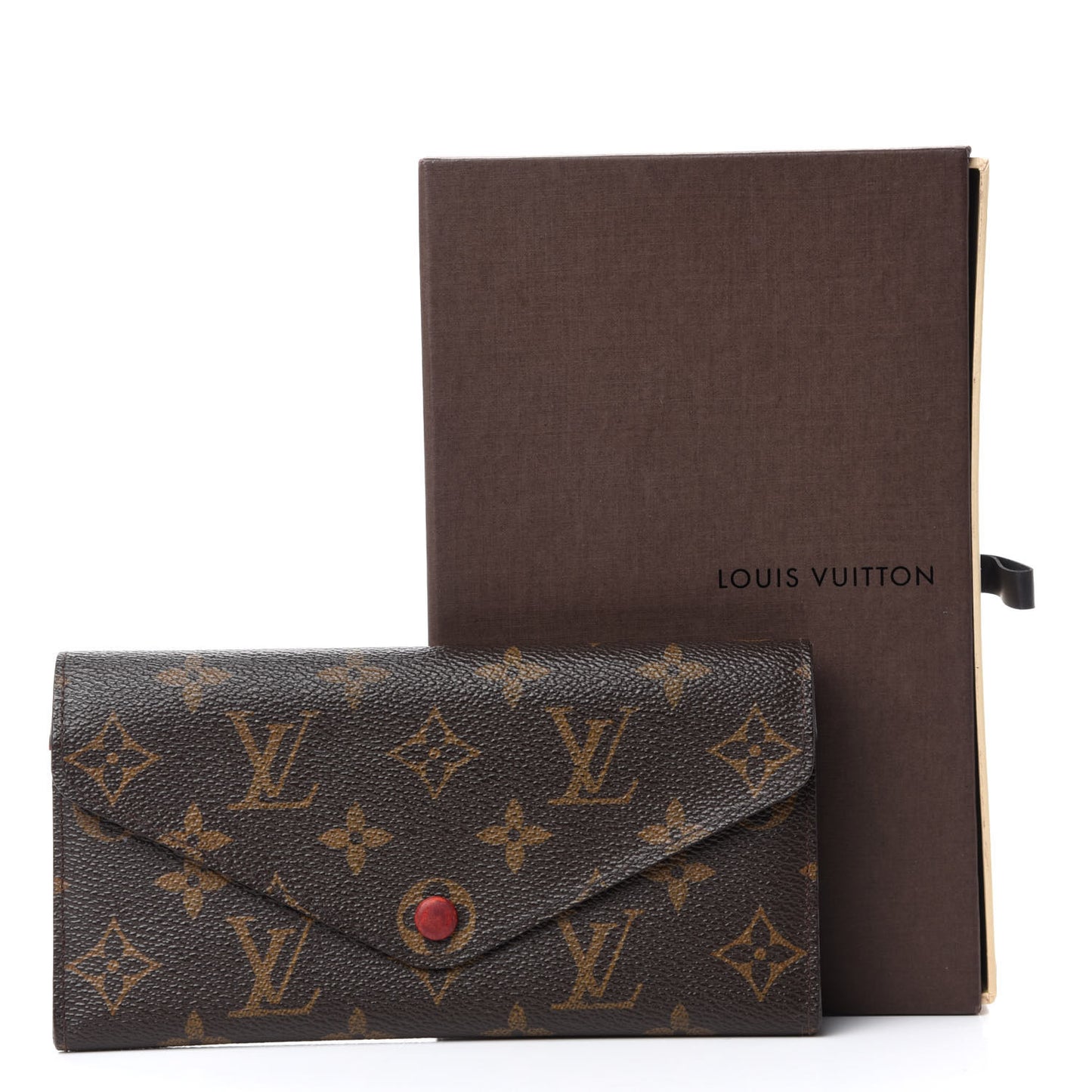 Monogram Josephine Wallet Red