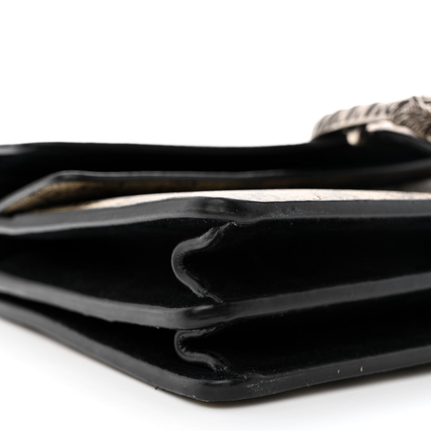 GG Supreme Monogram Small Dionysus Shoulder Bag Black
