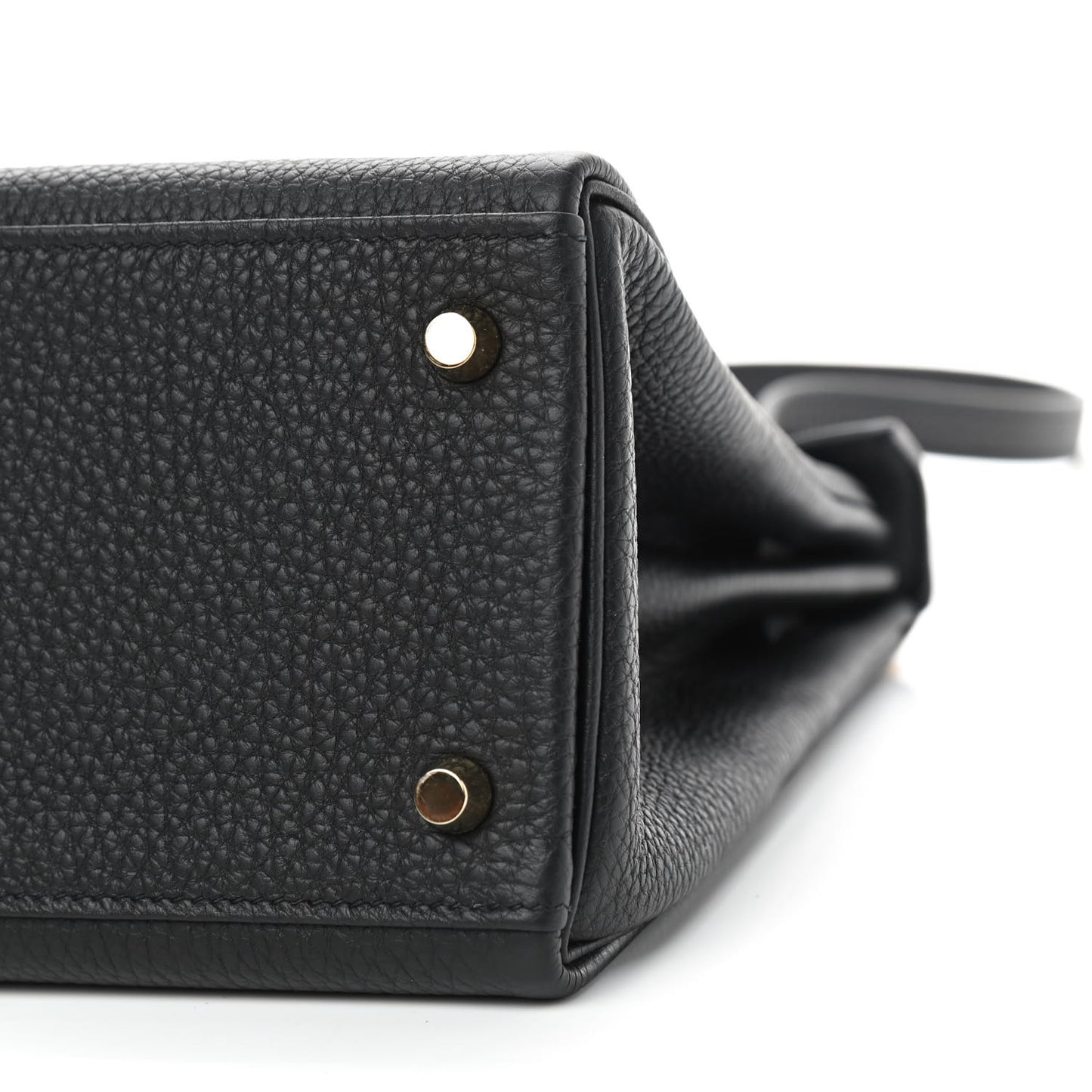 Togo Matte Alligator Kelly Retourne Touch 28 Black