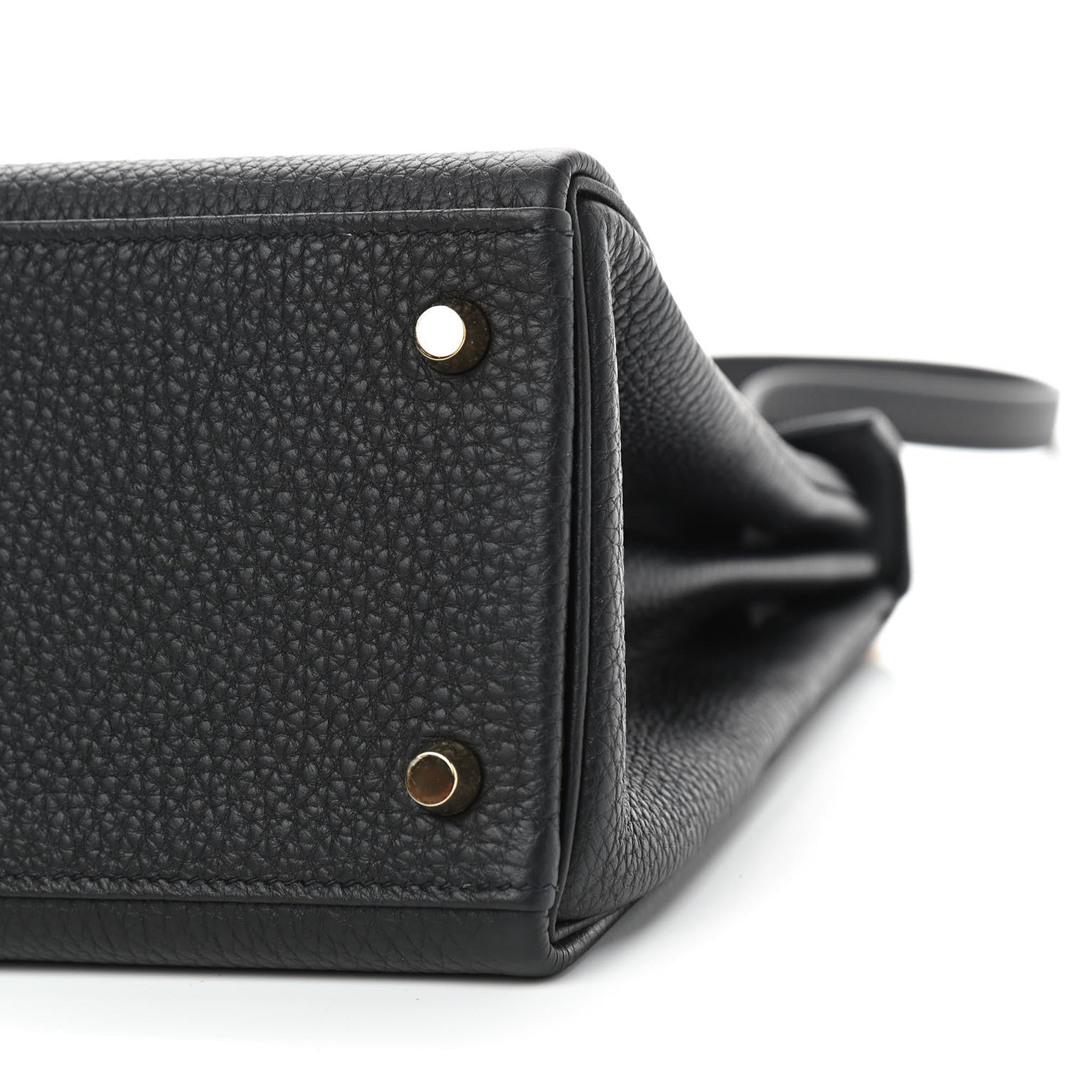 Hermes Togo Matte Alligator Kelly Retourne Touch 28 Black 6 of 10