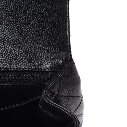 Chanel Caviar Quilted Jumbo Kelly Flap Black 14 of 15