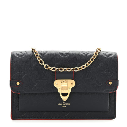 Louis Vuitton Empreinte Vavin Chain Wallet Marine Rouge 1 of 9