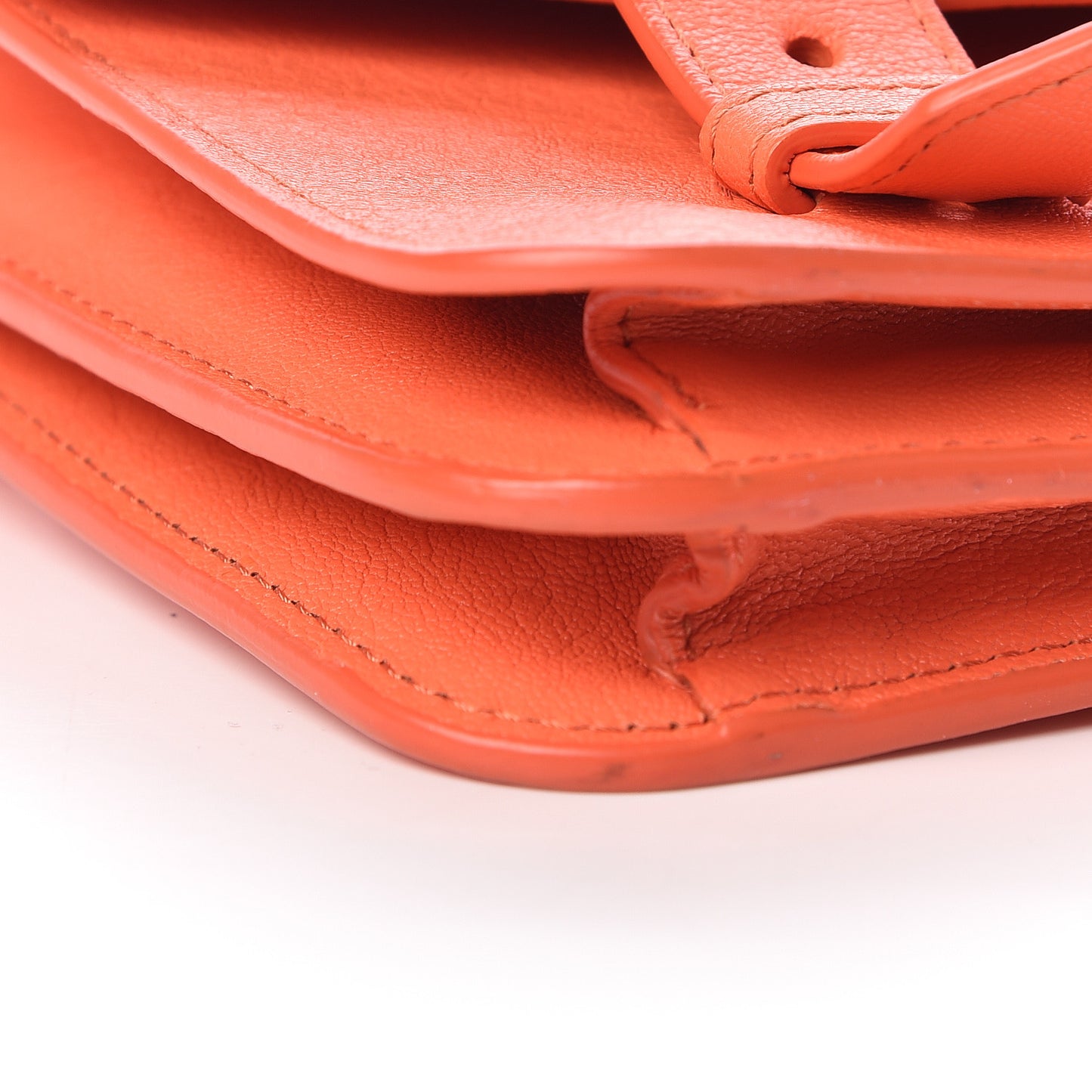 Lambskin PS1 Crossbody Wallet Grapefruit