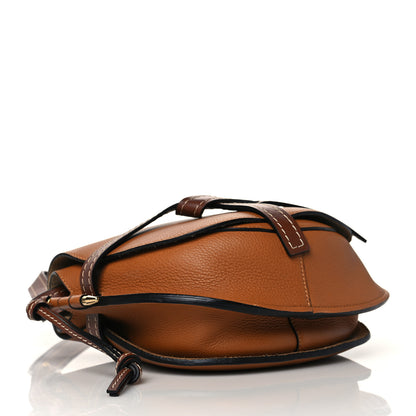 Loewe Grained Calfskin Small Gate Crossbody Bag Caramel Pecan 4 of 10