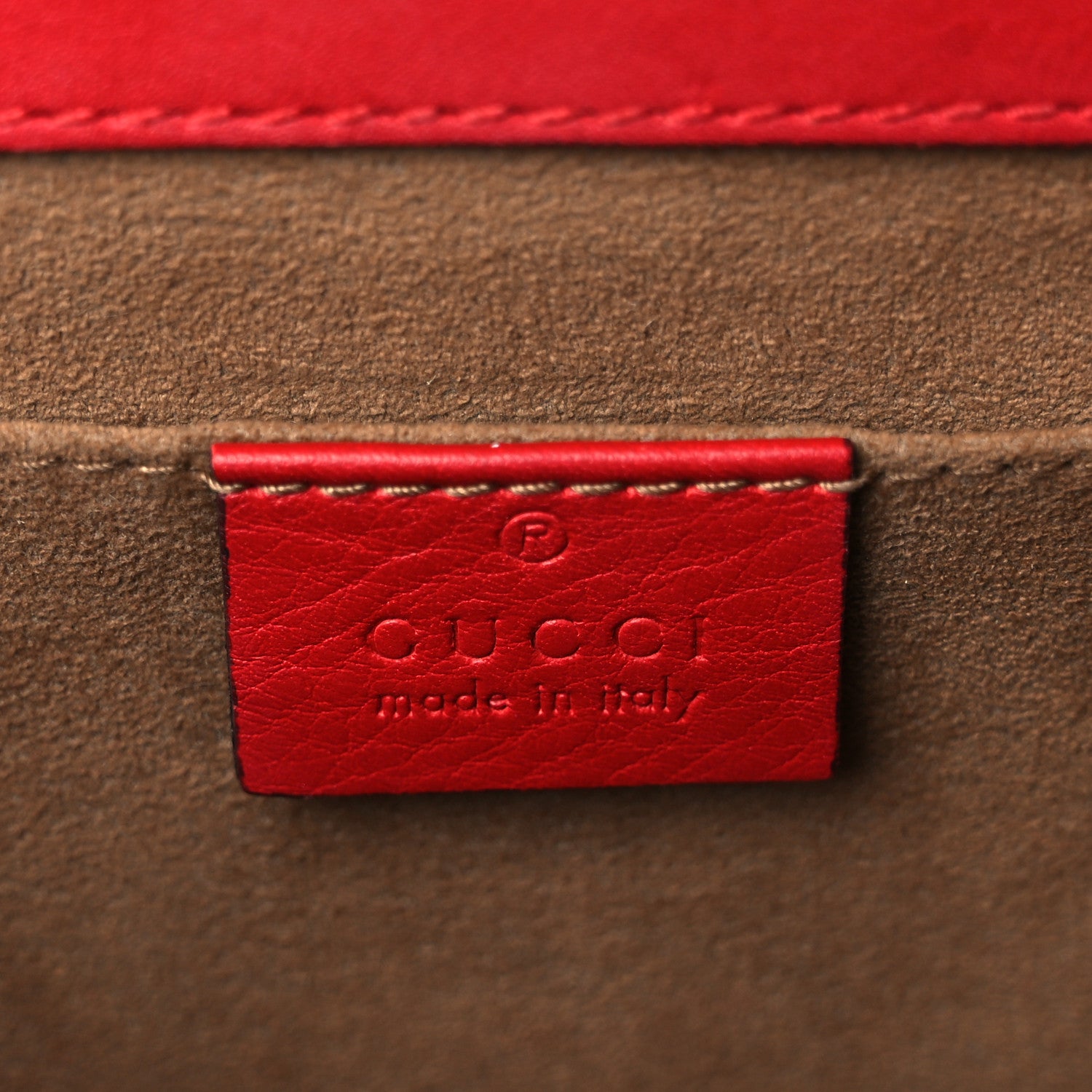 Gucci GG Supreme Monogram Calfskin Small Padlock Shoulder Bag Beige Hibiscus Red New Rosette 6 of 11