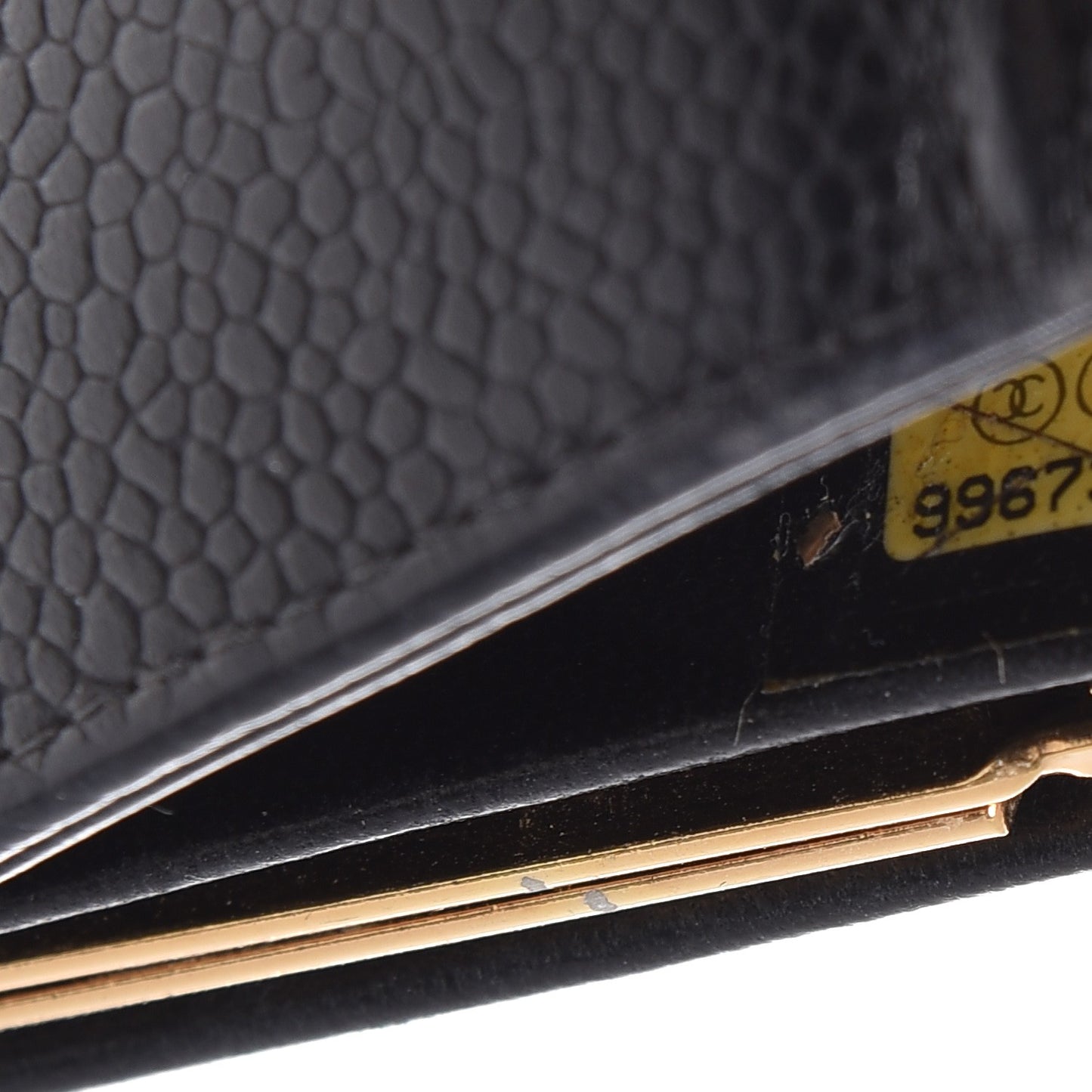 Caviar Timeless CC French Wallet Black