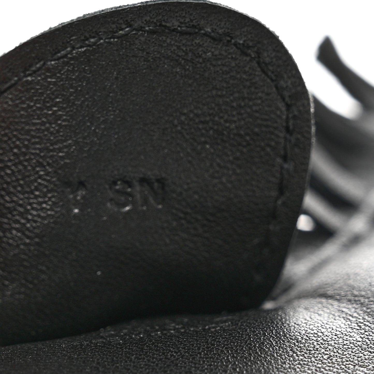 Milo Lambskin Matte Alligator Touch Grigri Rodeo Horse Bag Charm MM So Black