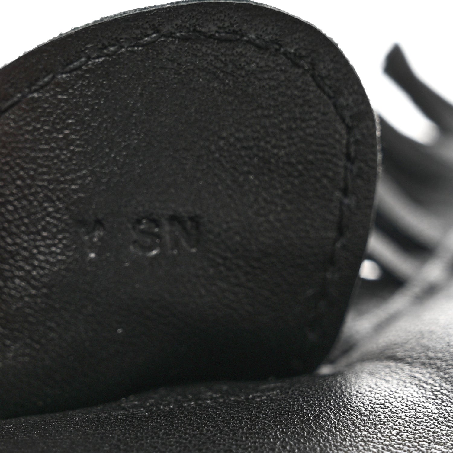 Hermes Milo Lambskin Matte Alligator Touch Grigri Rodeo Horse Bag Charm MM So Black 3 of 5