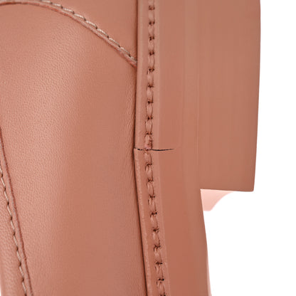 Chanel Lambskin Quilted CC Turnlock Loafers 40 Dark Pink 10 of 17