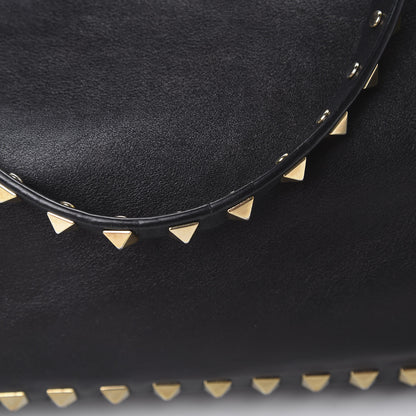Valentino Garavani Vitello Medium Rockstud Tote Black 13 of 18