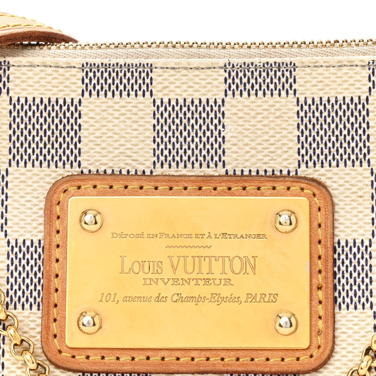 Louis Vuitton Damier Azur Eva Clutch 8 of 14