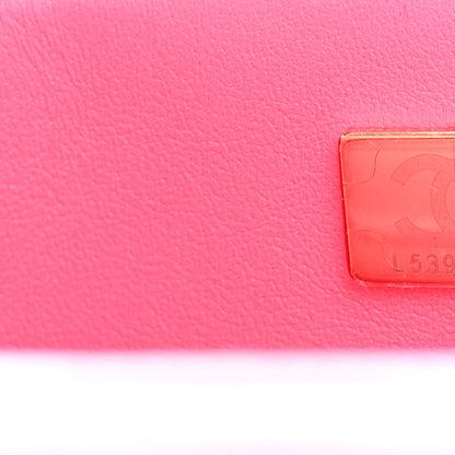 Chanel Tweed Quilted Mini Rectangular Flap Pink Multicolor 7 of 10