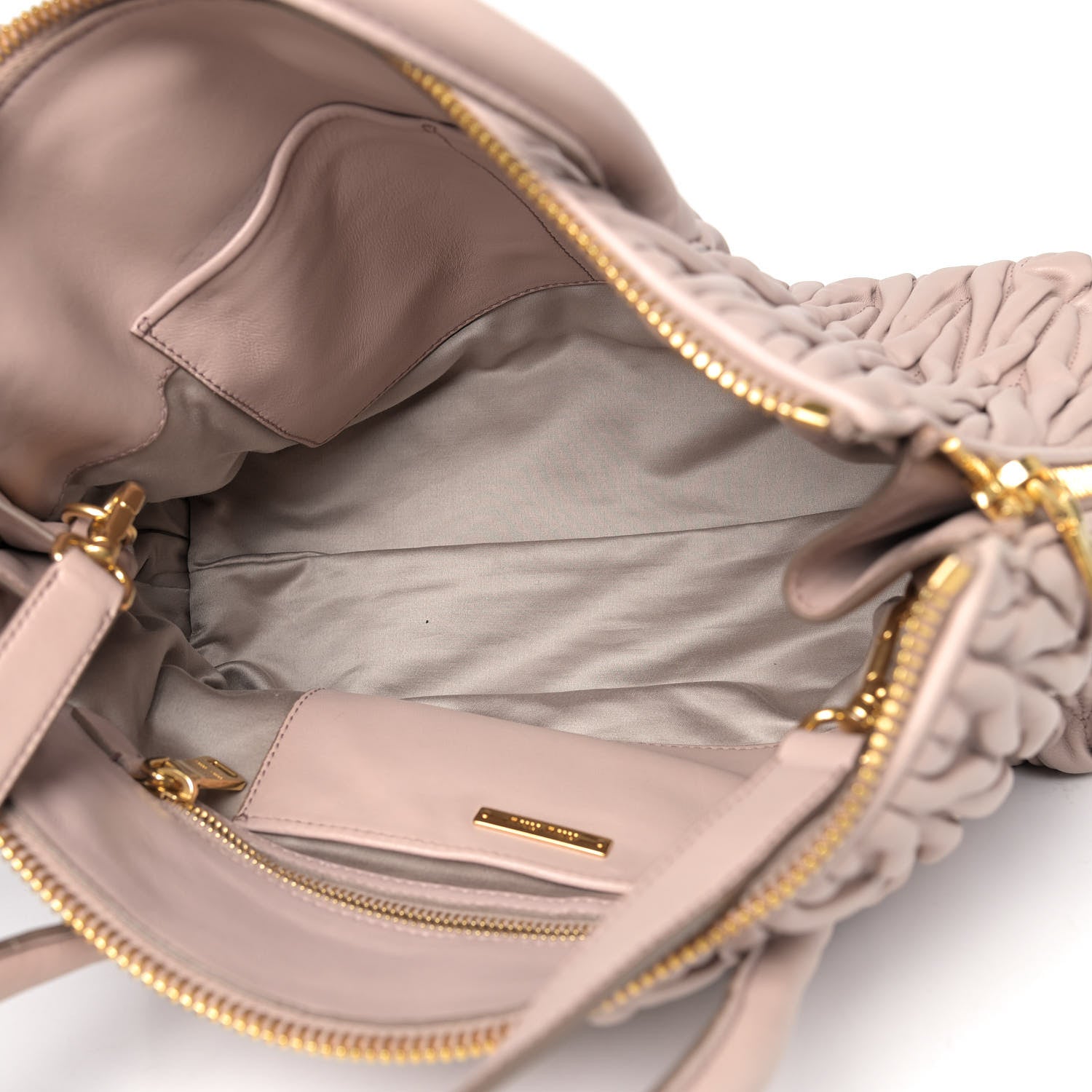 Miu Miu Nappa Matelasse Top Handle Bag Cammeo 5 of 22