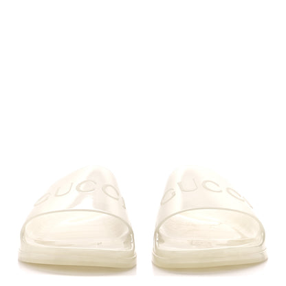 Gucci Rubber Mens Pursuit Slide Sandals 9 Transparent 2 of 11