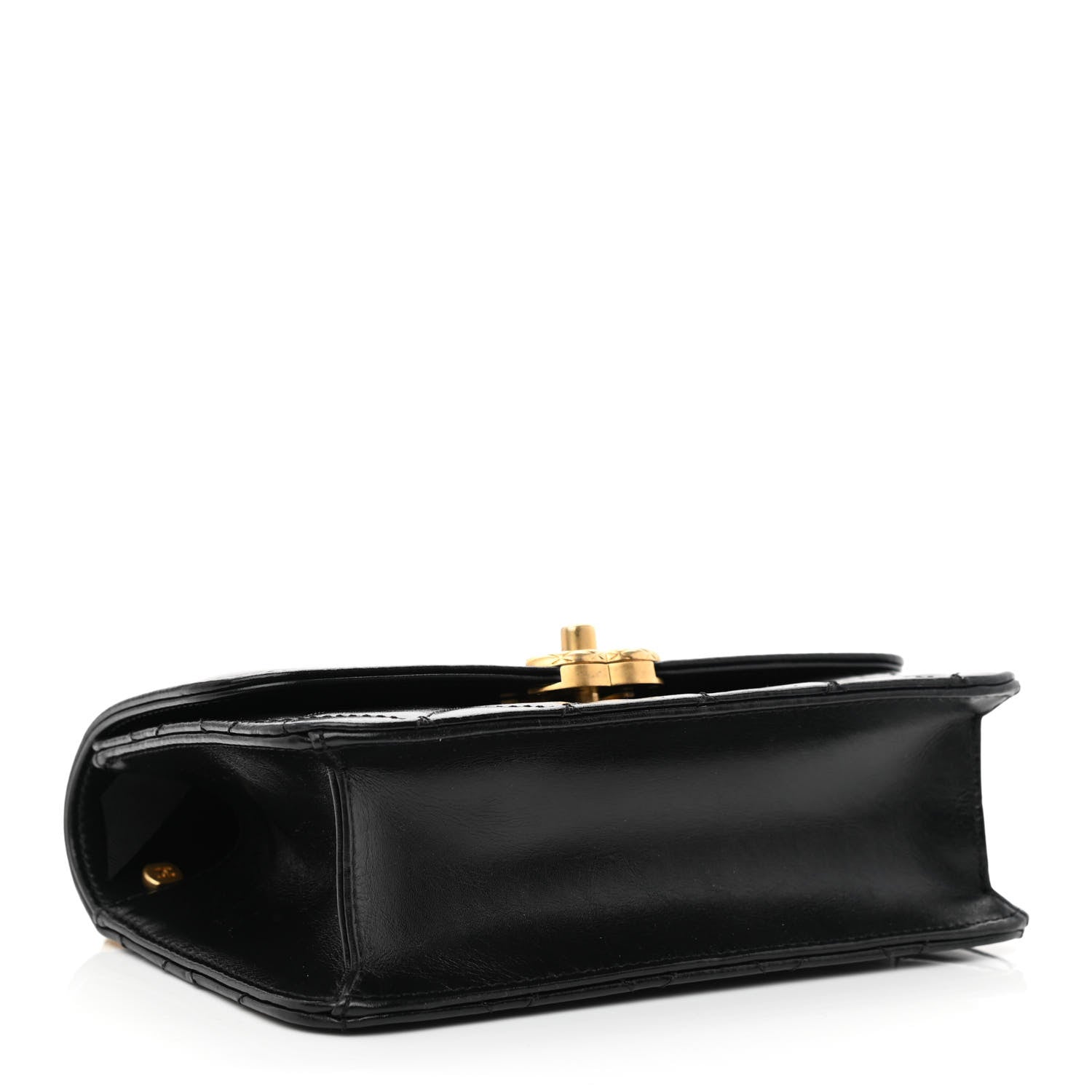 Chanel Calfskin Quilted Mini Coco Ring Flap Black 4 of 14