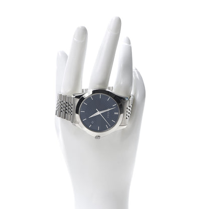 Gucci Stainless Steel 38mm G-Timeless Quartz Watch Black 2 of 9