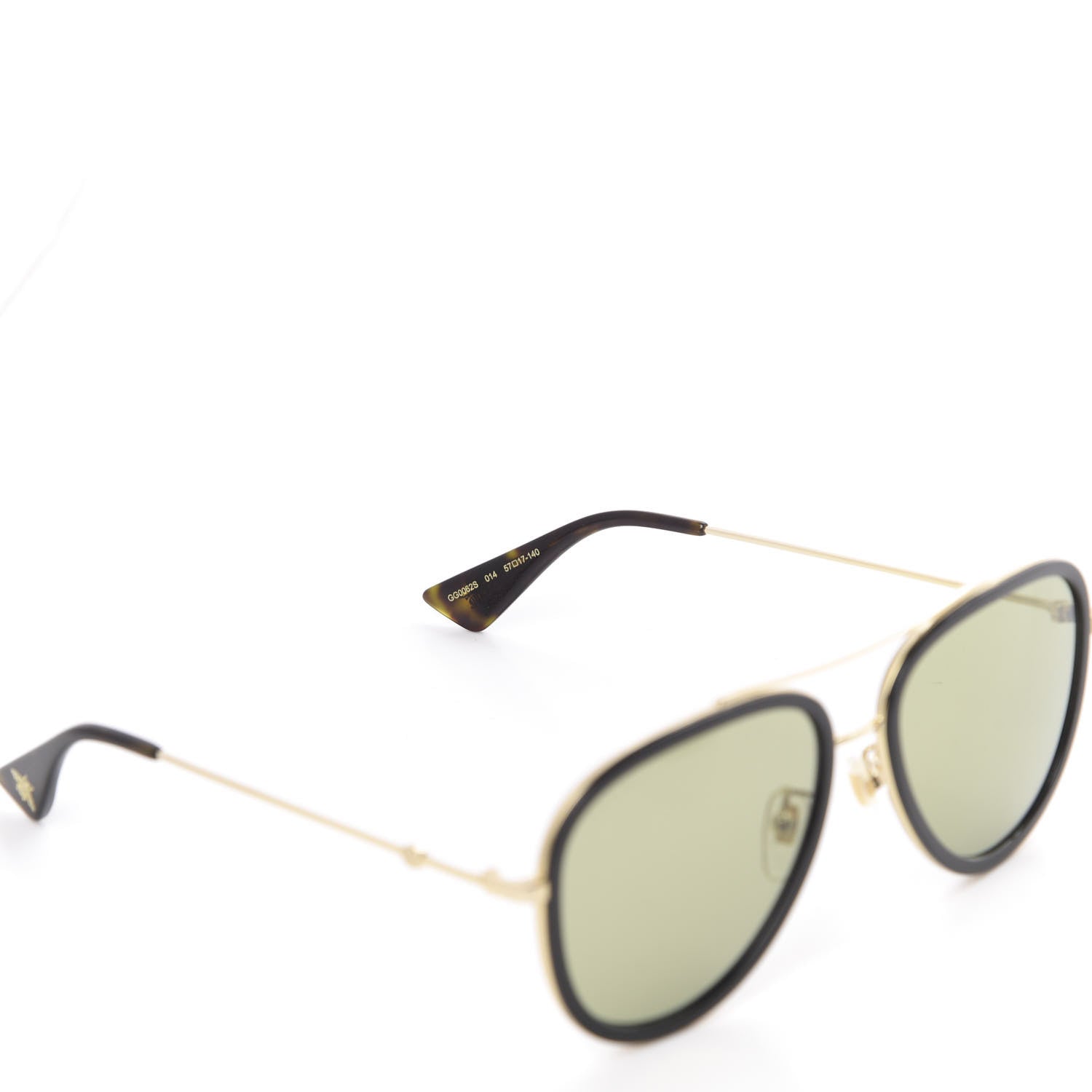 Gucci Web Aviator Sunglasses GG0062S Black 5 of 8