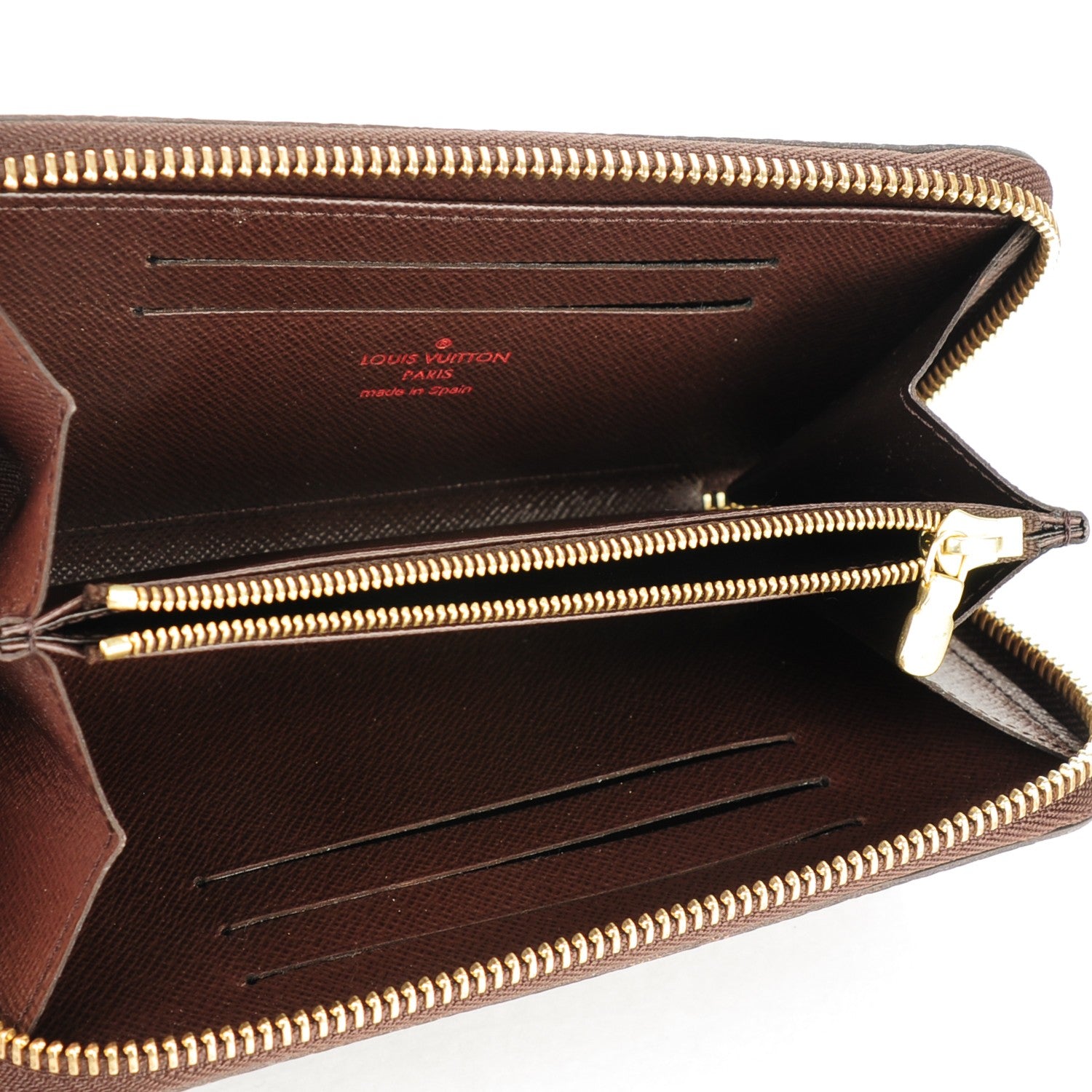 Louis Vuitton Damier Ebene Zippy Compact Wallet 5 of 7