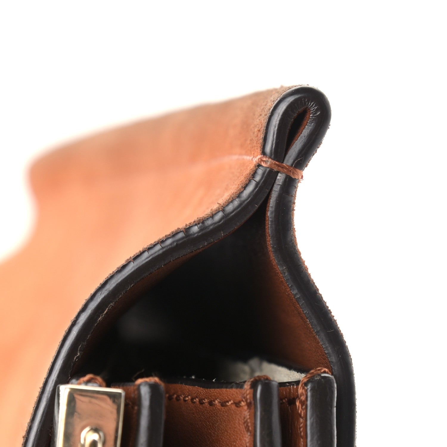 Chloe Suede Calfskin Medium Faye Shoulder Bag Tobacco 15 of 16