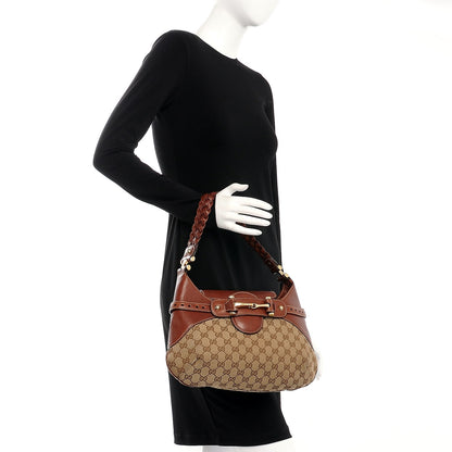Gucci Monogram Pelham Shoulder Bag Brown 2 of 10