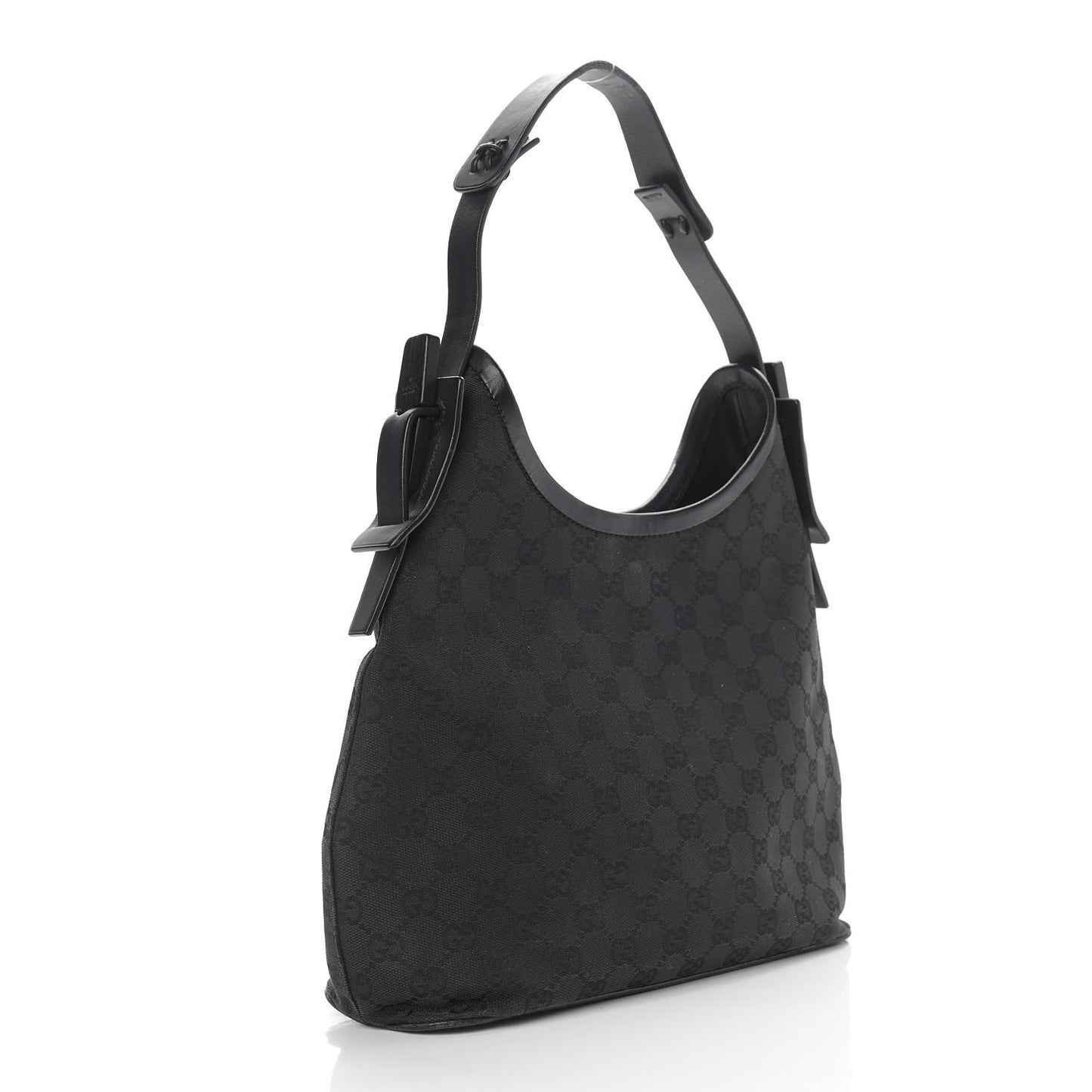 Monogram Small Hobo Black