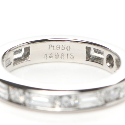 Harry Winston Platinum Diamond Baguette Channel Set Wedding Band Ring 48 4.5 4 of 6