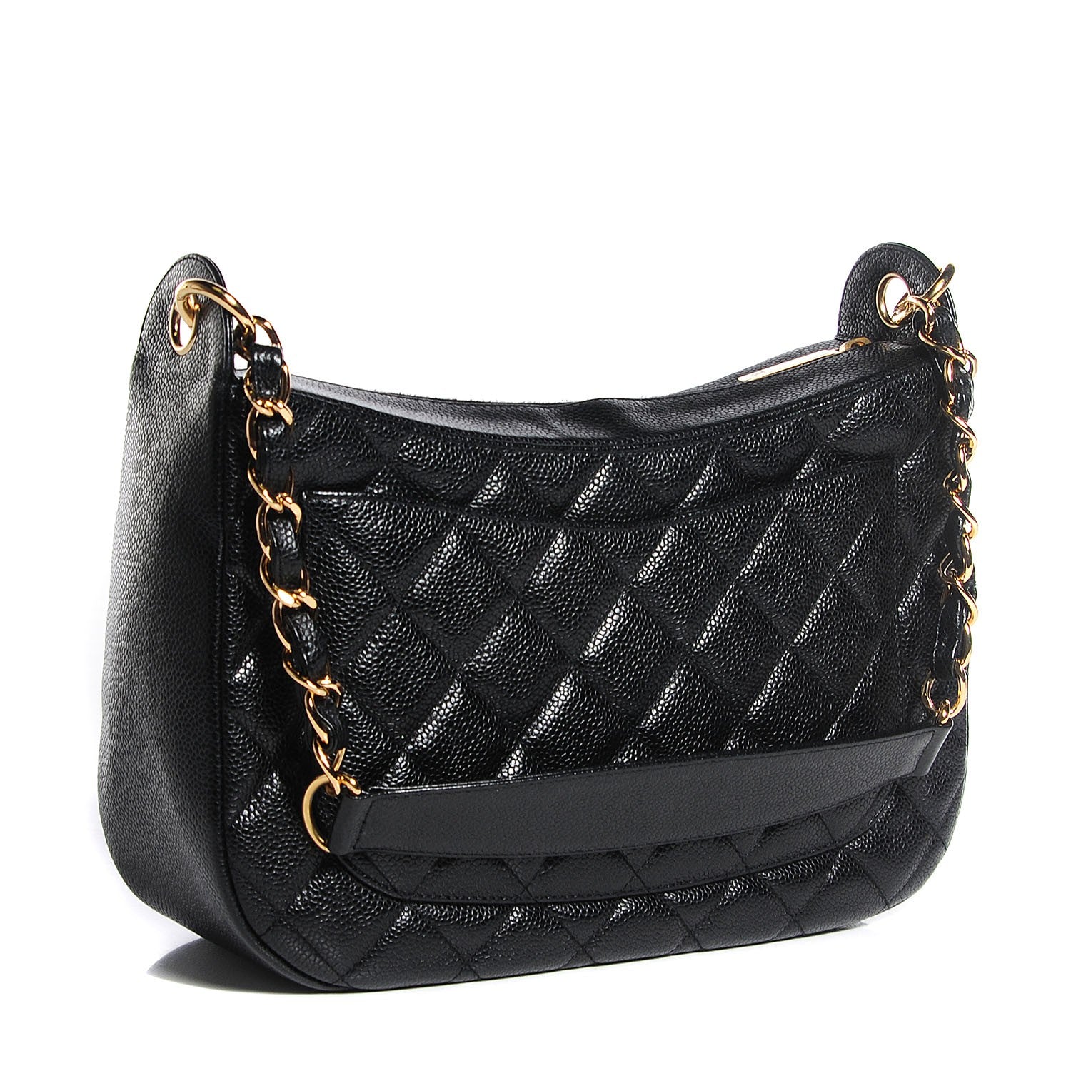Chanel Caviar Quilted Hobo Black 3 of 8