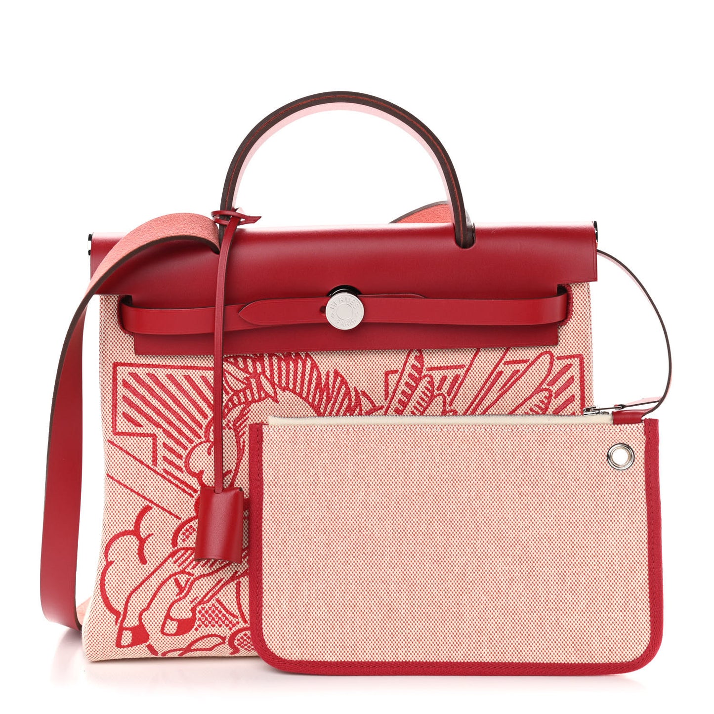 Vache Hunter Toile Pegase Pop Herbag Zip Retourne 31 PM Rouge Piment