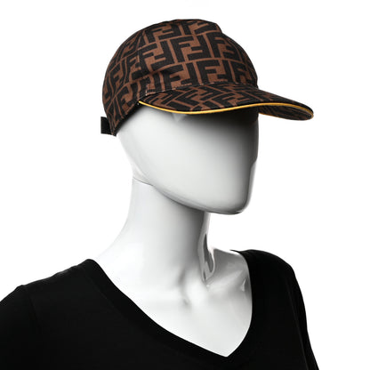 Fendi Canvas FF Reloaded Baseball Hat Tobacco Yellow 2 of 10