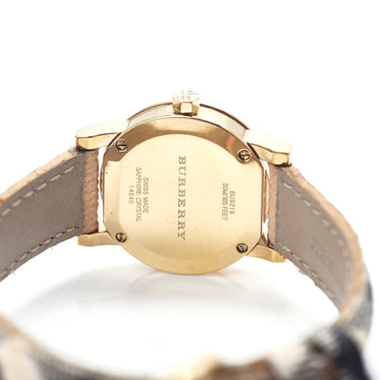 Burberry Stainless Steel Calfskin 26mm Quartz Watch Champagne BU9219 4 of 4