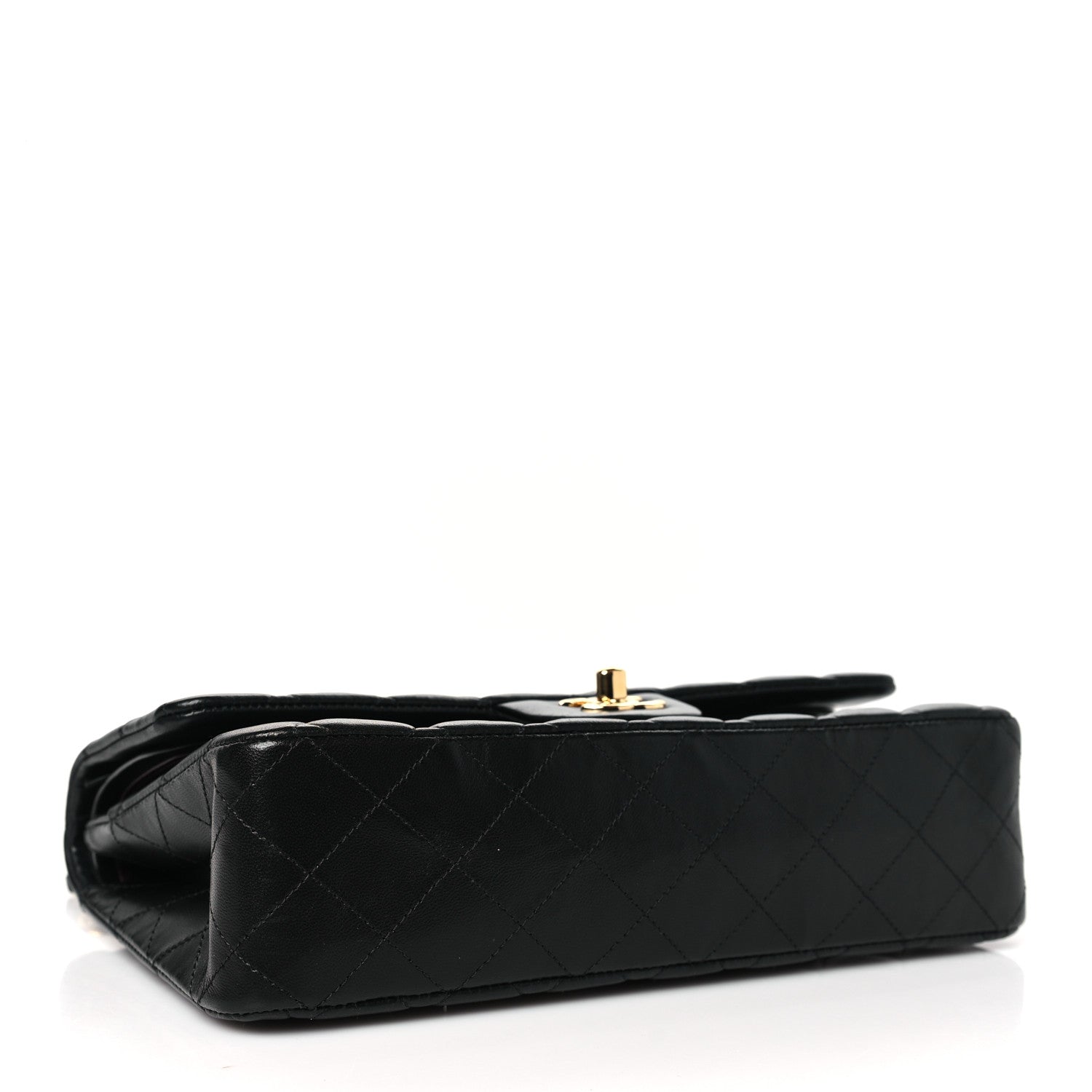 Chanel Lambskin Quilted Medium Double Flap Black 4 of 11