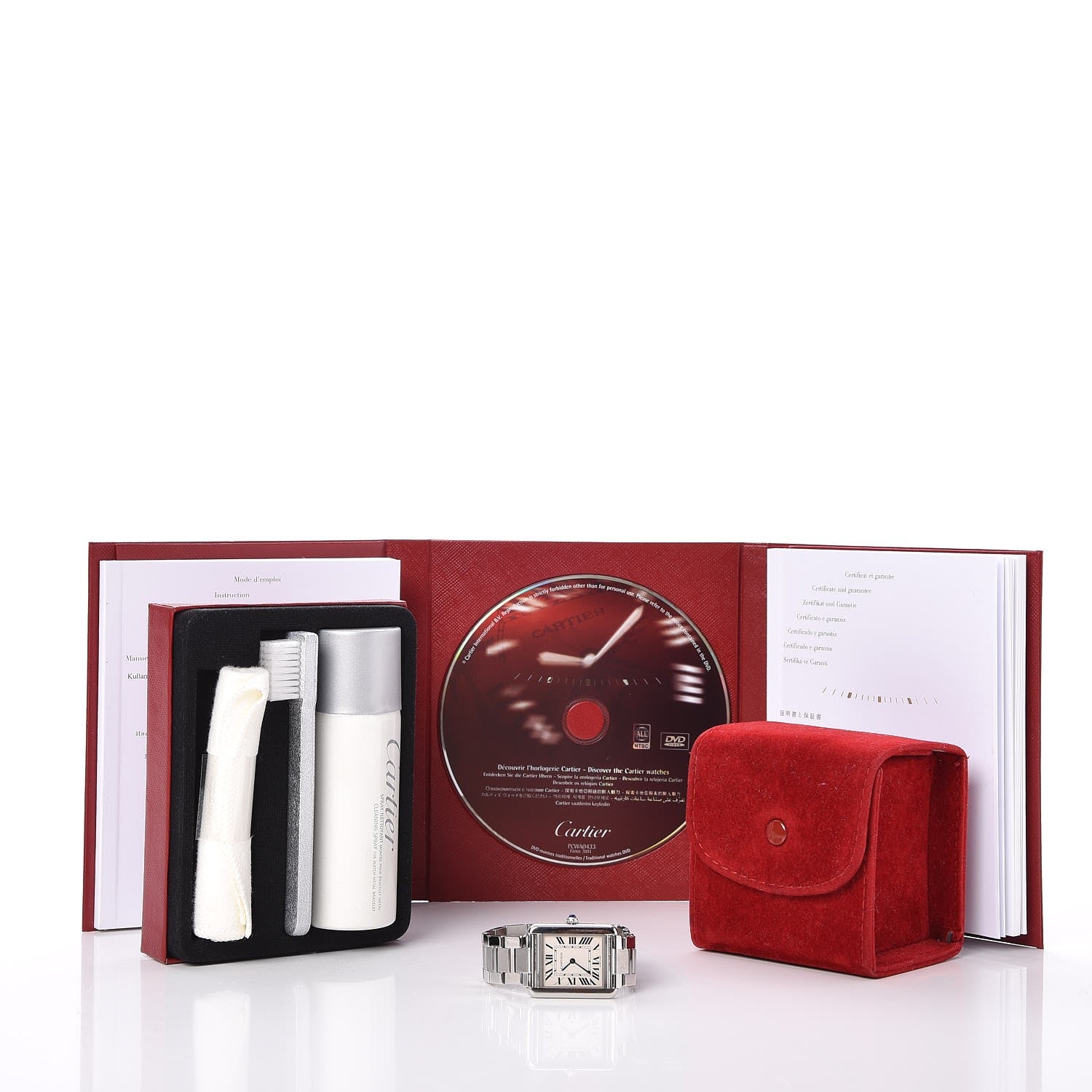 Cartier Stainless Steel 24mm Tank Solo Quartz Watch 11 of 11